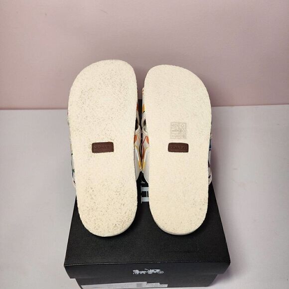 NWT Coach Rainbow Signature Crossover Sandal CI899 Men’s 10D - Picture 3 of 5